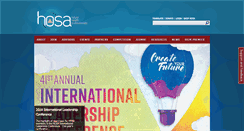 Desktop Screenshot of hosa.org