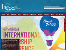 Tablet Screenshot of hosa.org